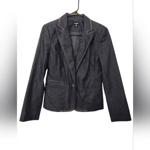 Rafaela Dark Blue Dress Denim Blaser, 8